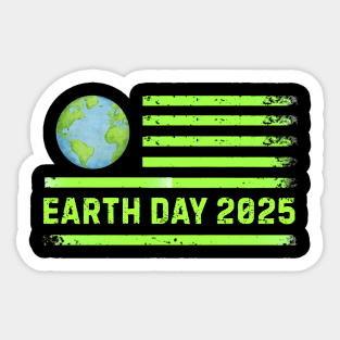 Celebrate Earth Day 2025 In USA Sticker